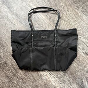 Tumi Black Women's Nylon Tote Bag